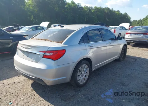 2012 Chrysler 200 Lx из США, поврежденный, VIN 1C3CCBAG8CN163762
